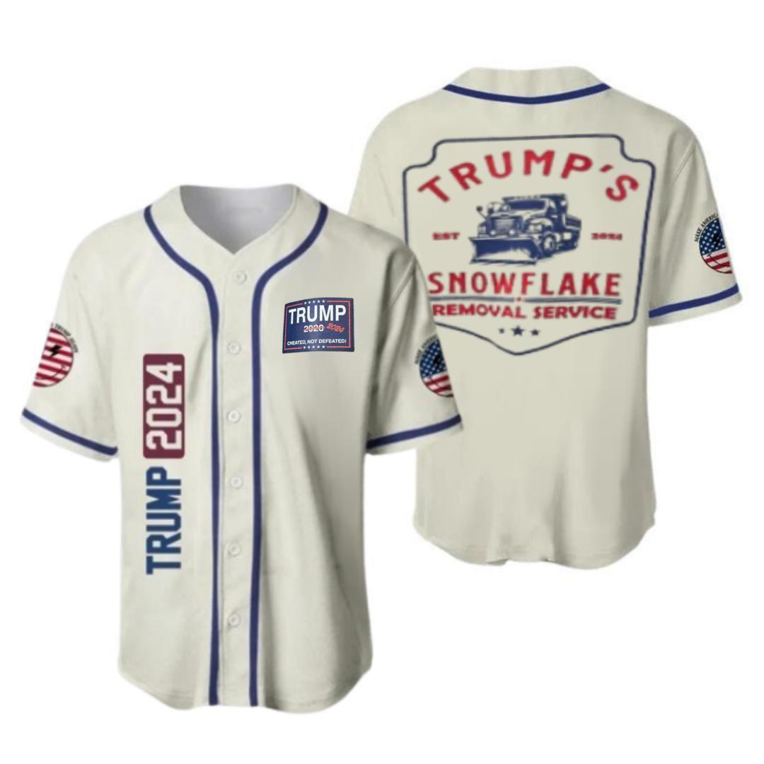 Trump Snowflake Removal Service 2024 Jersey, DryBlend Moisture Wicking High Quality, Jersey Funny Jersey Unisex Jersey GenX Jersey - Shirt King