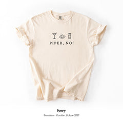 White Lotus Season 3 Funny Quote Piper, No! Buddhism, Tsunami, White Lotus T-shirt, Comfort Colors Parker Posey Fans Gift Comfort Colors Tee