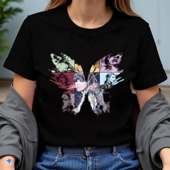 Girls Butterfly Design, Youth T-Shirt Sizes XS-XXL