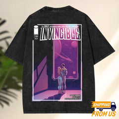 Invincible Shirt, Mark Grayson Atom Eve Love Comics Sweatshirt, Invincible Graphic Hoodie, Invincible Superhero Costume, Comic Book Fan