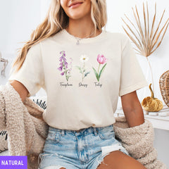 Subtle FDT Shirt, F*ck Donald Trump Tshirt, Floral FDT Gift, Flower Anti Trump T-shirt, Anti MAGA Shirts, Political T shirt, Feminist Gift