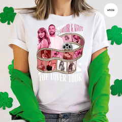 Taylor & Kelce The Lover Tour, Valentines T-shirt, Love Gift Shirt, Happy Valentine's Day, Travis Kelce T-Shirt, Kelce Taylor Shirt 87 Gift