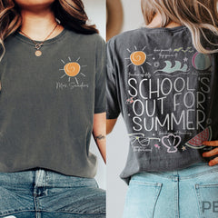 Last Day of School Shirt, Schools Out For Summer, Custom End of School Year Shirt For Teacher Appreciation, Teacher Summer Vacation Shirt
