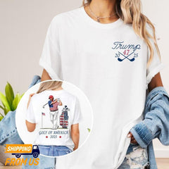 2025 Golf Of America Shirt, Funny Fathers Day Shirt, Gift for Dad Who Golfs, Trump Golf Shirt, Gulf Of America Shirt, Gift For Dad