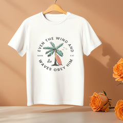 Christian Bible Verse shirt Beachy Backprint Comfort Colors Tee Trendy Oversized TShirt Unisex Tee Teen Baptism Gift Ocean Inspired Style