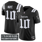 N.E Patriots #10 Drake Maye ‘Gothic Revolution Edition’ Limited Jersey
