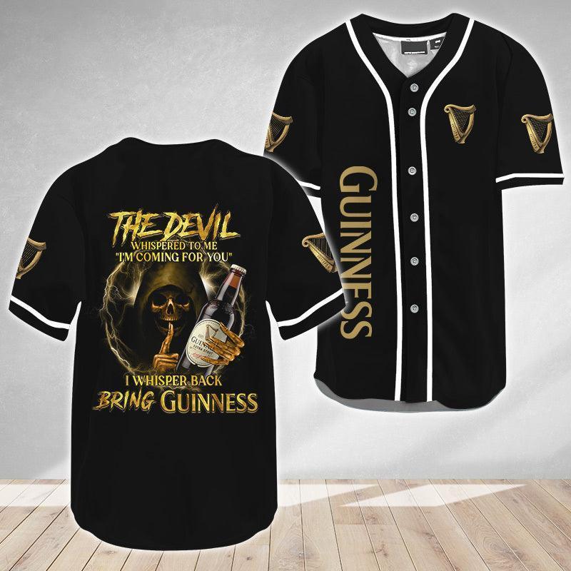 Guinness Bring From Devil Baseball Jersey - Shirt King