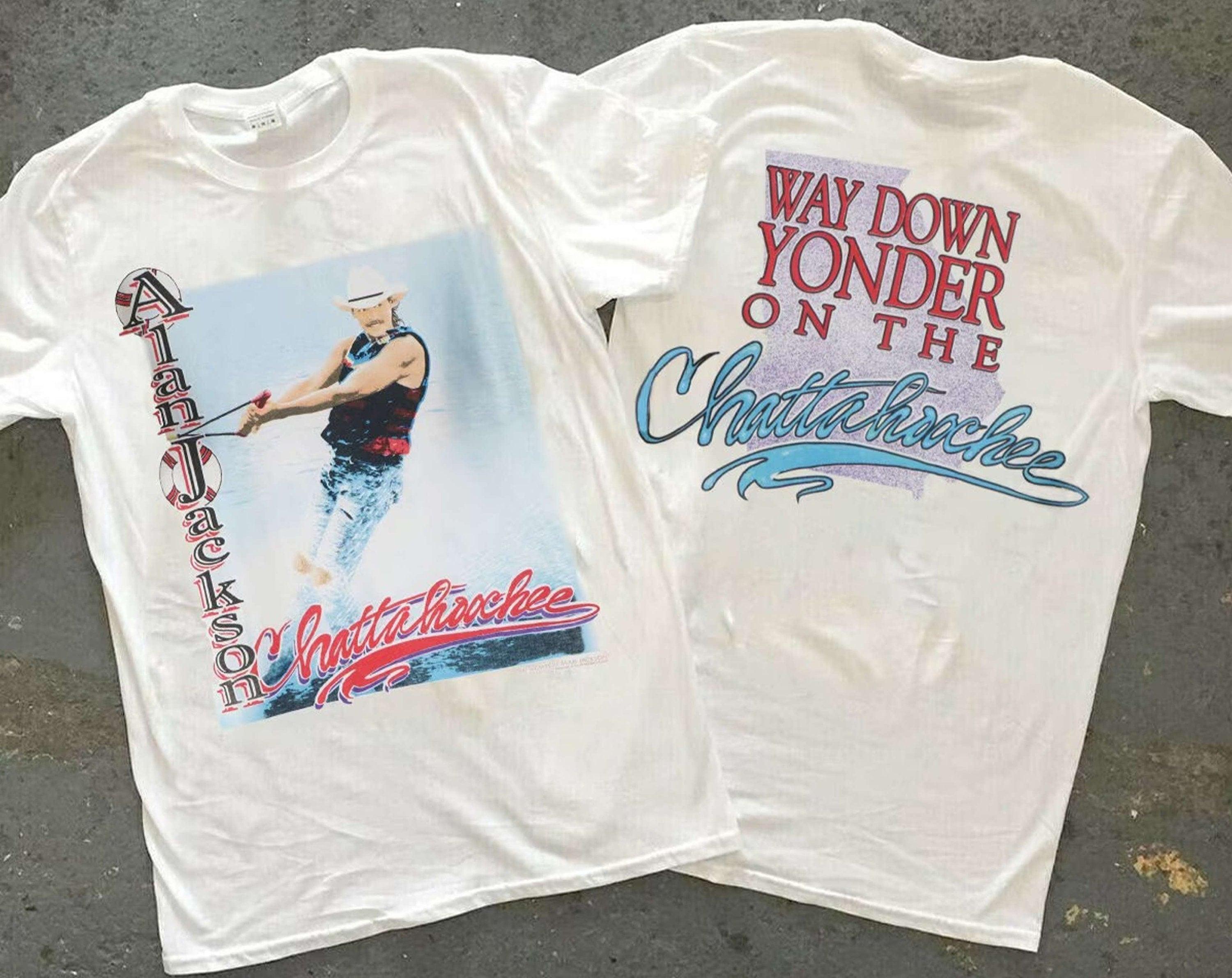 1992 Alan Jackson Way Down Yonder On The Chattahoochee Shirt, Alan Jackson Shirt, Music Shirt, Love Music Shirt, Gift For Fan. (Classic Version) - Shirt King