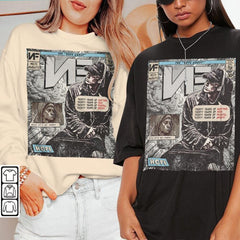 Nf Comic Shirt, 90S Vintage Merch Book Art Nf Hope Album World Tour Ticket 2023 Graphic Tee Unisex Gift Hoodie V1, Com1305Kh (Classic Version) - Shirt King
