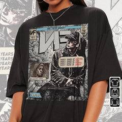 Nf Comic Shirt, 90S Vintage Merch Book Art Nf Hope Album World Tour Ticket 2023 Graphic Tee Unisex Gift Hoodie V1, Com1305Kh (Classic Version) - Shirt King