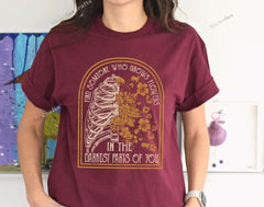 Find Someone Who Grows Flowers In The Darkest Parts Of You Shirt, Country Girl Shirt, Country Cowboys Gift, Cowboy Shirt, Zach Bryan Merch (Classic Version) - Shirt King