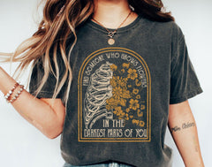 Find Someone Who Grows Flowers In The Darkest Parts Of You Shirt, Country Girl Shirt, Country Cowboys Gift, Cowboy Shirt, Zach Bryan Merch (Classic Version) - Shirt King
