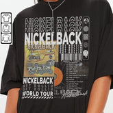 Nickelback Music Shirt, Merch Vintage Get Rollin' Tour 2023 Tickets Album Get Rollin Graphic Tee 90s Y2K Gift For Fan (Classic Version) - Shirt King
