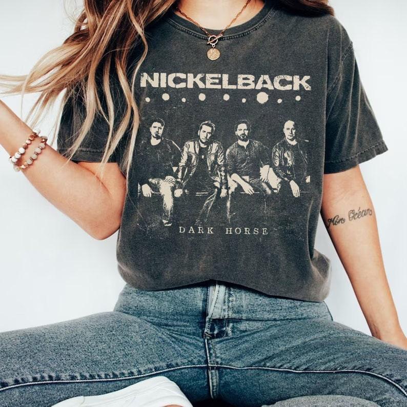 Vintage Nickleback Band Shirt, Nickleback Get Rollin Album 2023 Tee, Nickleback Fan Gift, Nickleback Merch, Gift for Fans (Classic Version) - Shirt King