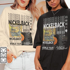 Nickelback Music Shirt, Merch Vintage Get Rollin' Tour 2023 Tickets Album Get Rollin Graphic Tee 90s Y2K Gift For Fan L905M (Classic Version) - Shirt King