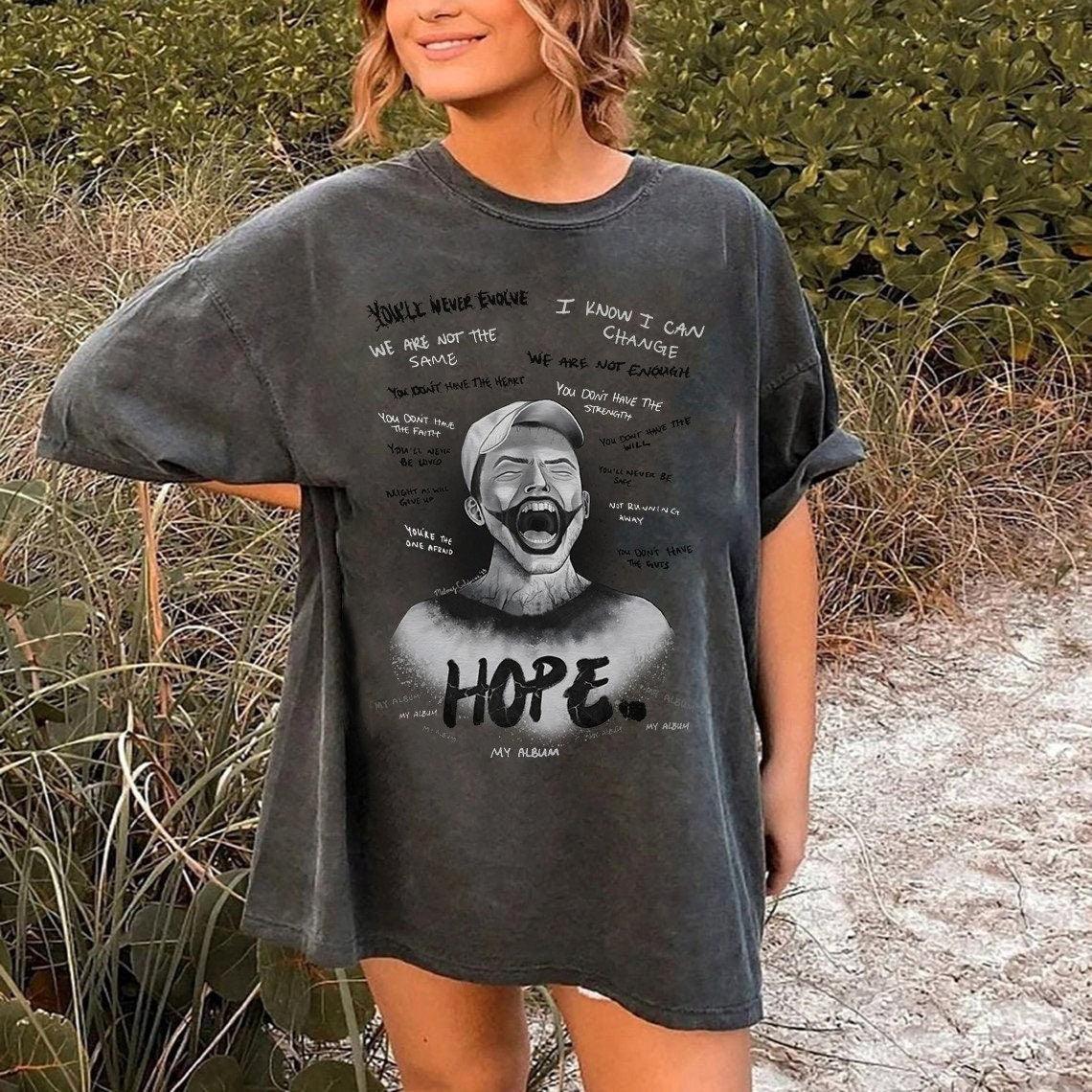 Vintage NF Rapper T-Shirt, Hope Album Shirt, NF Hope Shirt, NF Tour Shirt, 90s Bootleg Tee, Rapper Fan Shirt, 2023 Concert Shirt For Fan (Classic Version) - Shirt King