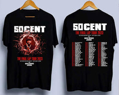 Vintage 50 Cent Get Rich or Die Trying T-Shirt, 50 Cent Rapper Shirt, 50 Cent Shirt, 50 Cent Tour Shirt, The Final Lap Concert Shirt (Classic Version) - Shirt King