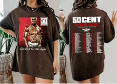 Vintage 50 Cent Get Rich or Die Trying T-Shirt, 50 Cent Rapper Shirt, 50 Cent Shirt, 50 Cent Tour Shirt, The Final Lap Concert Shirt (Classic Version) - Shirt King