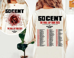 Vintage 50 Cent Get Rich or Die Trying T-Shirt, 50 Cent Rapper Shirt, 50 Cent Shirt, 50 Cent Tour Shirt, The Final Lap Concert Shirt (Classic Version) - Shirt King