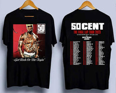 Vintage 50 Cent Get Rich or Die Trying T-Shirt, 50 Cent Rapper Shirt, 50 Cent Shirt, 50 Cent Tour Shirt, The Final Lap Concert Shirt (Classic Version) - Shirt King