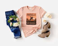 Country Music Shirt Western Shirt Amarillo Shirt Country Shirt Texas Shirt Cowboy Tee Amarillo By Morning ShirtWestern Cowboy Shirt (Classic Version) - Shirt King