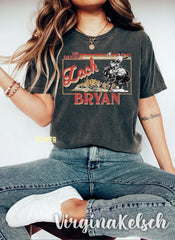 Retro 90s Zach Bryan Shirt, Zach Bryan Boho Shirt, Zach Bryan Boho Tee, Western Shirt, Zach Bryan Fan,Burn Burn Burn Tour (Classic Version) - Shirt King