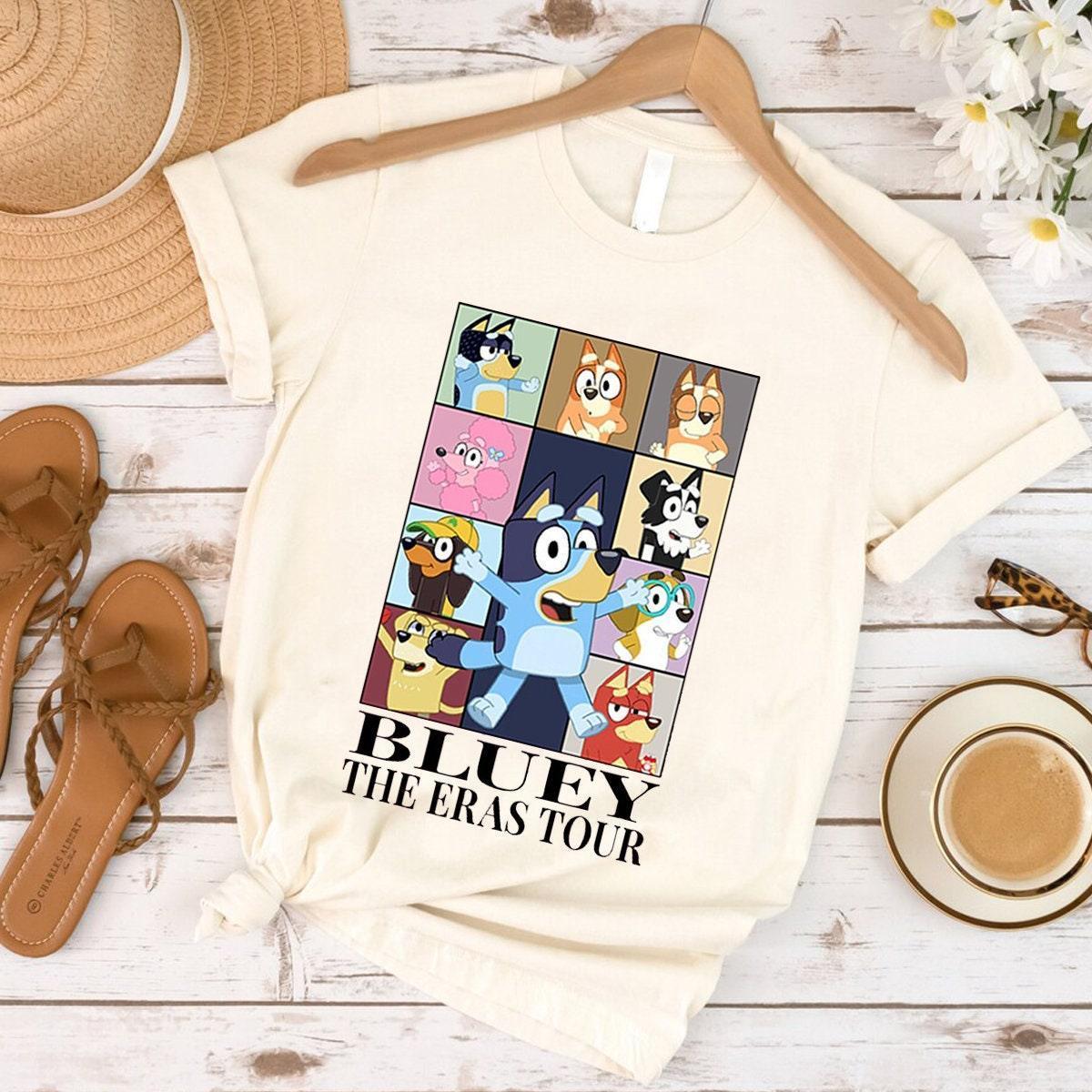 Bluey Eras Tour Shirt, Midnights Shirt, Bluey Family Shirts, Bluey Birthday Tees, Bluey Birthday Tshirts, Kids Shirt Bluey, Birthday Bluey (Classic Version) - Shirt King