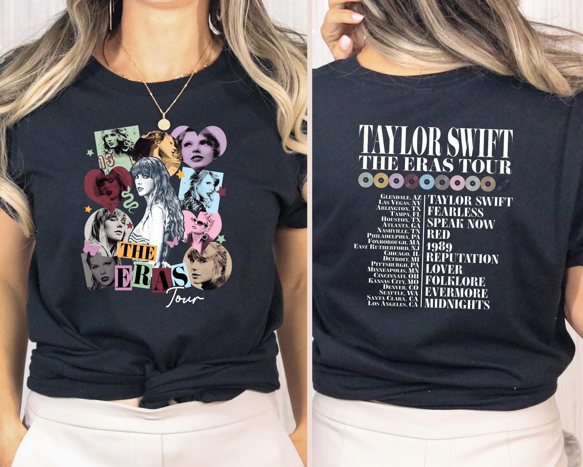 Taylor Swift Eras Tour T-Shirt, Swiftie Eras Shirt, Taylor Shirt, Swift Girls Graphic, Album Tee, Taylor Shirt, Taylor Swift Fan Shirt (Classic Version) - Shirt King
