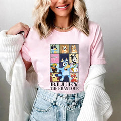 Bluey Eras Tour Shirt, Midnights Shirt, Bluey Family Shirts, Bluey Birthday Tees, Bluey Birthday Tshirts, Kids Shirt Bluey, Birthday Bluey (Classic Version) - Shirt King