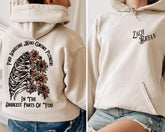 Zach Bryan Front and Back Printed Sweatshirt, Find Someone Who Grows Flowers In The Darkest Parts Of You,American Heartbreak Tour Sweatshirt (Classic Version) - Shirt King