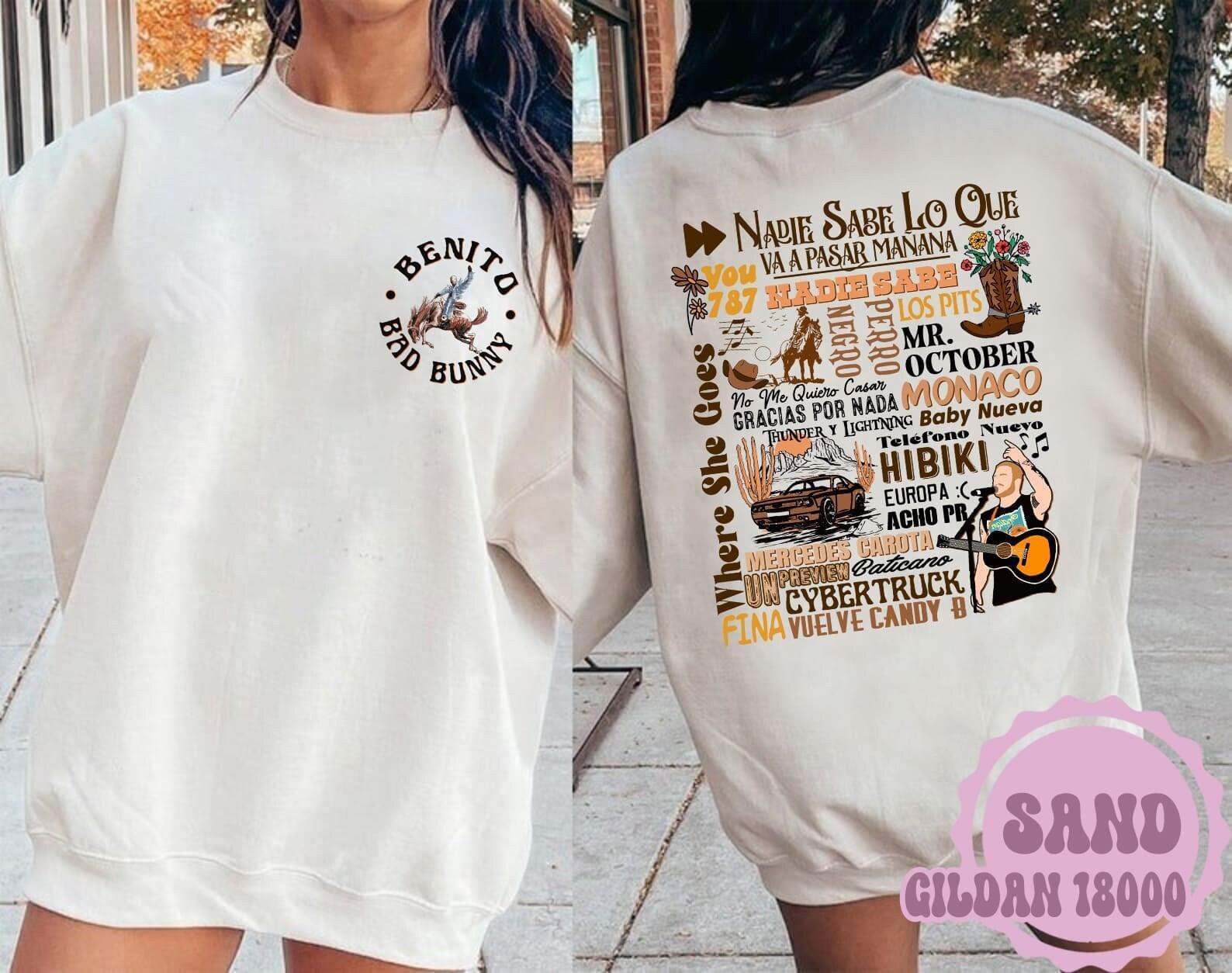 Bad Bunny New Album Shirt, Nadie Sabe Lo Que Va A Pasar Mnana Shirt, Bad Bunny Fan Shirt, Bad Bunny Merch, Conejo Malo Benito Sweatshirt (Classic Version) - Shirt King