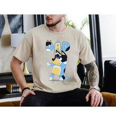 Bluey Bandit Dad Shirt, Bandit Dad Shirt Gift, Bluey Family Shirt, Gift for Dad (Classic Version) - Shirt King