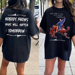 Bad Bunny Nadie Sabe Lo Que Va A Pasar Mãnana Shirt, Bad Bunny Sweatshirt, Bad Bunny Merch, Gift Bad Bunny Fan, Bad Bunny T-Shirt (Classic Version) - Shirt King