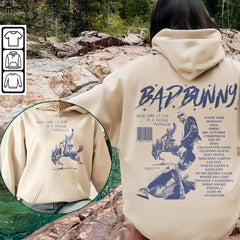 Bad Bunny Nadie Sabe Lo Que Va Pasar Mañana 90s Music Shirt 2 Sides, Bootleg Album Track List Vintage Y2K Sweatshirt, Hoodie 1610M MLUD (Classic Version) - Shirt King