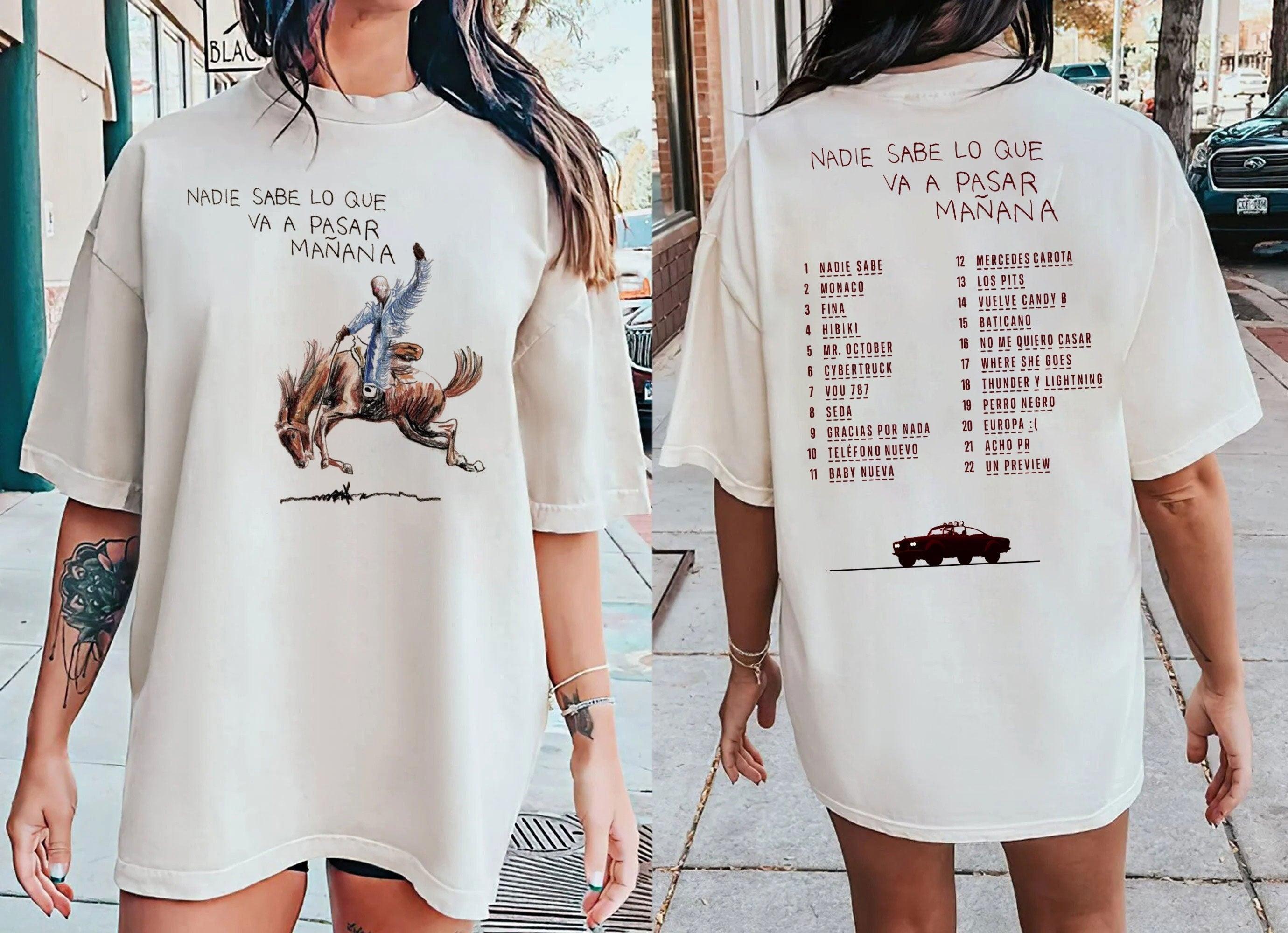 Bad Bunny New Album 2 slide Shirt, Sweatshirt, Nadie Sabe Lo Que Va A Pasar Manana Album Merch Sweater, Conejo Malo Benito Sweatshirt (Classic Version) - Shirt King