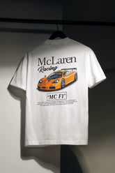 McLaren F1 Racing T-Shirt  - Original Art Car Shirt Poster Type Design for Birthday / Gifts For Car Guys / Gift for Dad