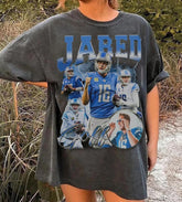 Vintage Jared Goff Shirt,Vintage Oversized Sport Tee, Retro American Football Bootleg Gift,Football Shirt,Football Fan Gift