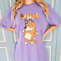 Retro Mom Bluey Shirt, Retro Chilli Heeler Shirt, Mama Shirt, Chilli Heeler Bluey Family Shirt, Mom Bluey Shirt, Mom Daily Affirmation Shirt