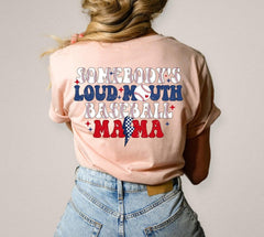 Cute Baseball Mama Shirt, Baseball Mom T-Shirt, Mothers Day Gift For Baseball Mom, Gift For Baseball Lover Mom, Baseball Season Mom Shirt