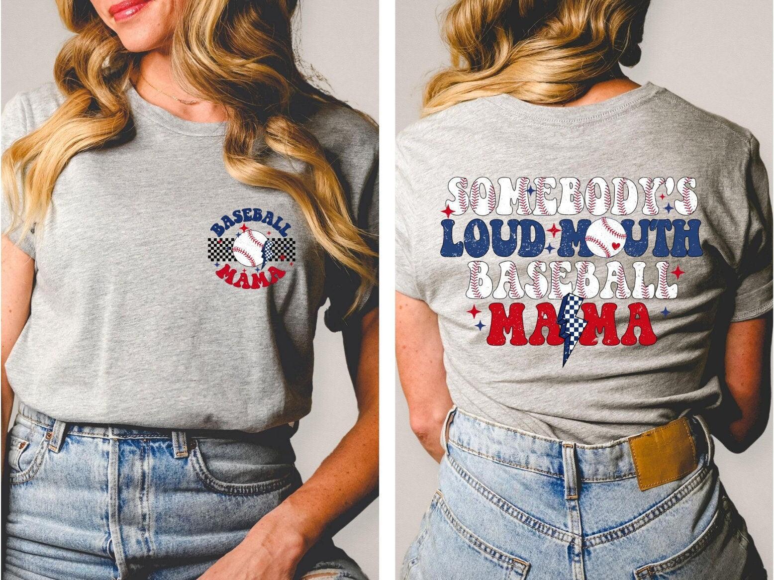 Cute Baseball Mama Shirt, Baseball Mom T-Shirt, Mothers Day Gift For Baseball Mom, Gift For Baseball Lover Mom, Baseball Season Mom Shirt