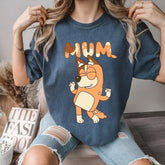 Retro Mom Bluey Shirt, Retro Chilli Heeler Shirt, Mama Shirt, Chilli Heeler Bluey Family Shirt, Mom Bluey Shirt, Mom Daily Affirmation Shirt