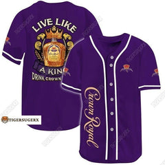 Crown Royal Baseball Jersey, Crown Royal Baseball Shirt, Crown Royal Jersey, Whisky Baseball Jersey, Shirt For Men, Father's Day Gift