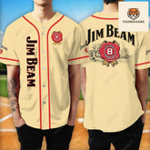 Jim Beam Jersey Shirt, Whisky Baseball Jersey, Jim Beam Baseball Shirt, Shirt For Men, Jim Beam Shirt, Gift For Him, Jim Beam Gift