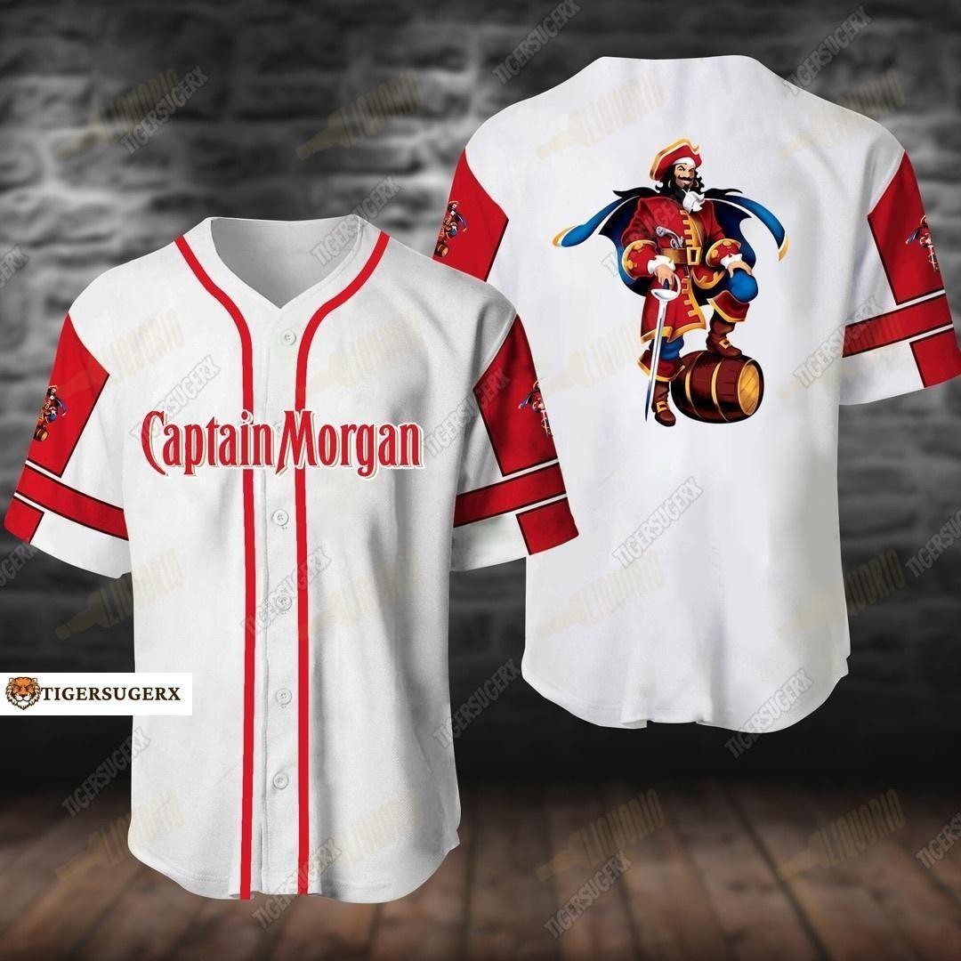 Captain Morgan Baseball Jersey, Captain Morgan Jersey Shirt, Morgan Rum Jersey Shirt, Captain Morgan Baseball Shirt, Shirt For Men