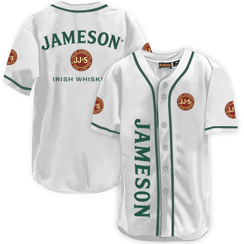 Jameson White Baseball Jersey - Shirt King