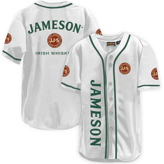 Jameson White Baseball Jersey - Shirt King