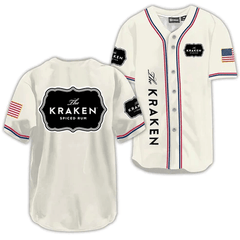 Kraken Rum USA Flag Baseball Jersey - Shirt King