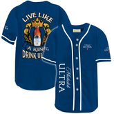 Michelob Ultra Live Like A King Baseball Jersey - Shirt King