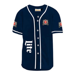 Miller Lite Live Like A King Baseball Jersey - Shirt King