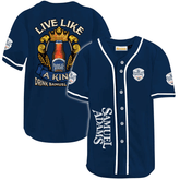 Samuel Adams Live Like A King Baseball Jersey - Shirt King